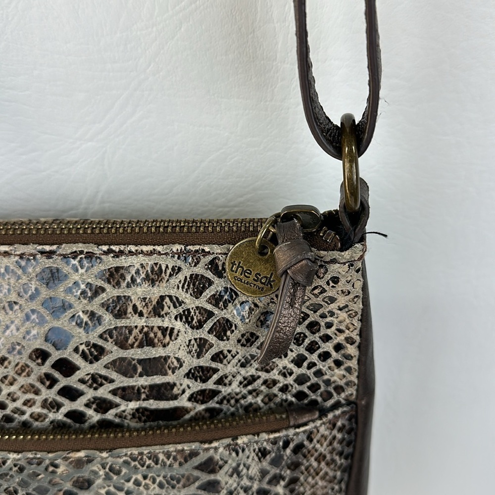 The Sak Snakeskin Small Leather Crossbody - Picture 5 of 9